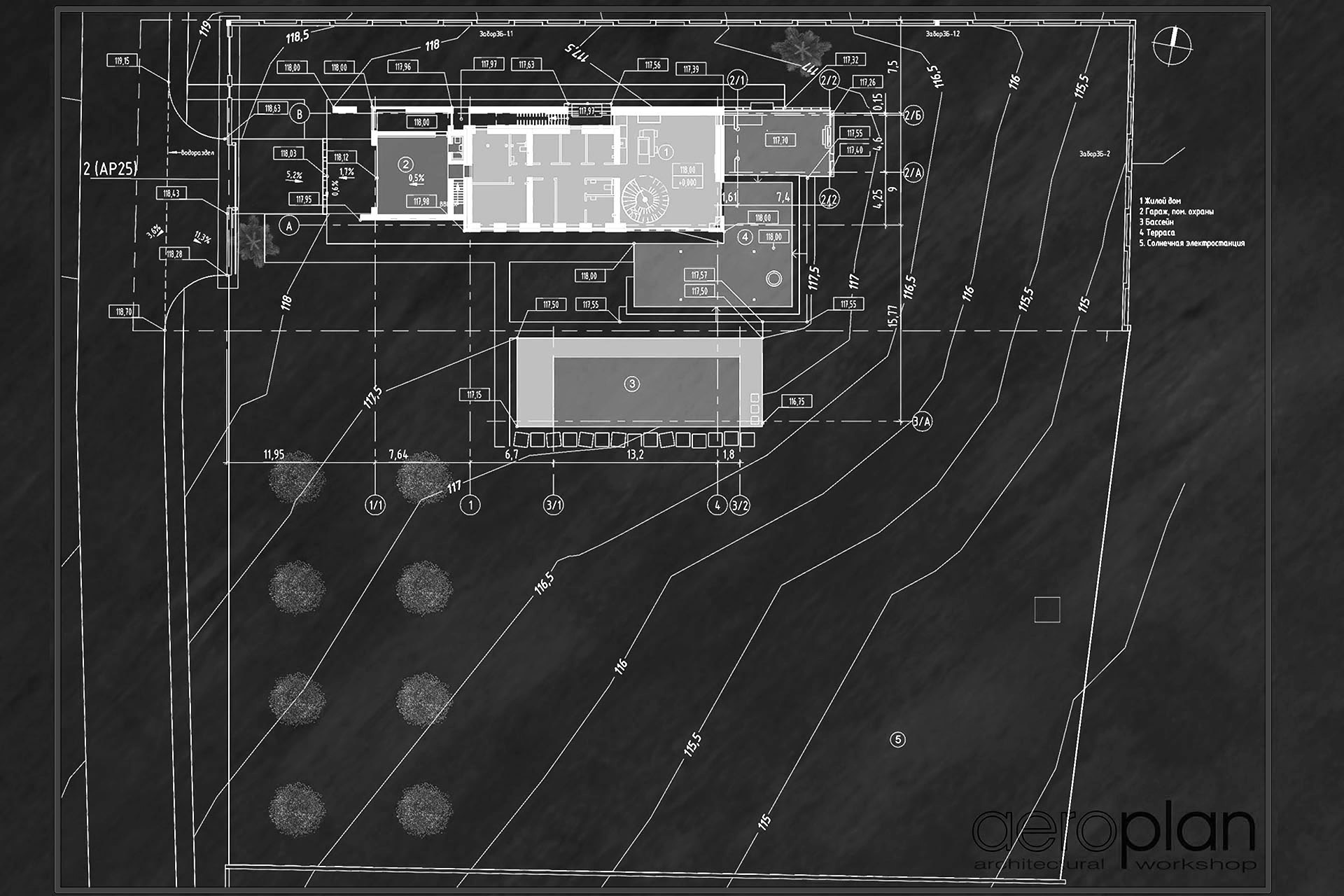 Картинка Пример плана участка aeroplan